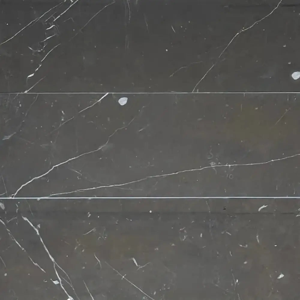 Gray marble tiles with white veining for Nero Marquina Black Marble 4X12 finish options