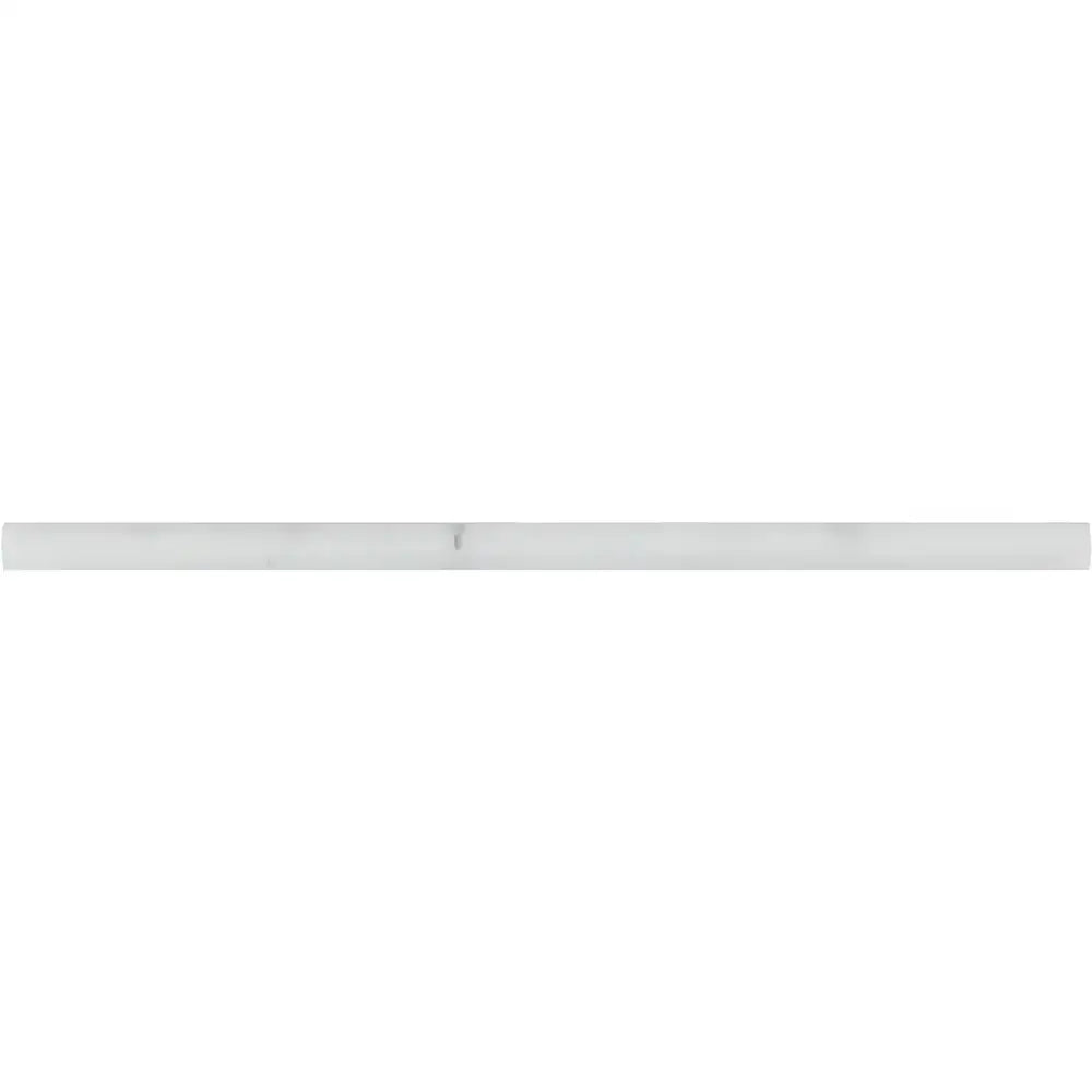 White marble border tile from Oriental White Aurora Asian Statuary 1/2X12 pencil liner