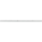 White marble border tile from Oriental White Aurora Asian Statuary 1/2X12 pencil liner