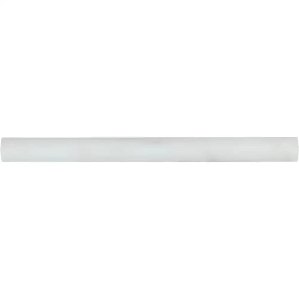 White cylindrical tube from Oriental White Aurora Asian Statuary quarter-round trim