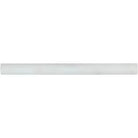 White cylindrical tube from Oriental White Aurora Asian Statuary quarter-round trim
