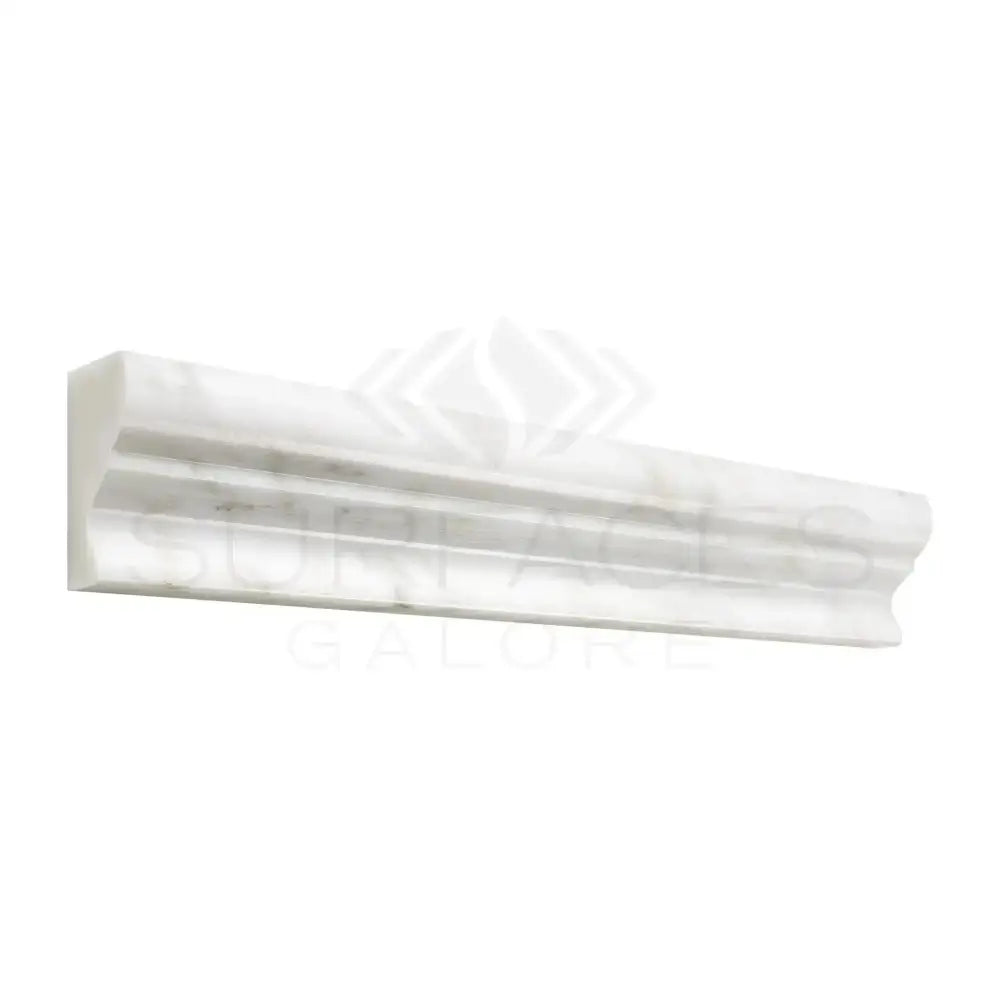 Oriental White Aurora / Asian Statuary 2X12 Crown (Mercer) Molding Liner-American Stone