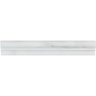 White marble trim from Oriental White Aurora Statuary 2X12 OG-1 for stairs or walls