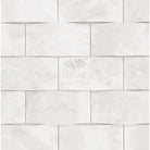 White textured brick wall image for Oriental White Aurora Asian Statuary Marble Mosaic