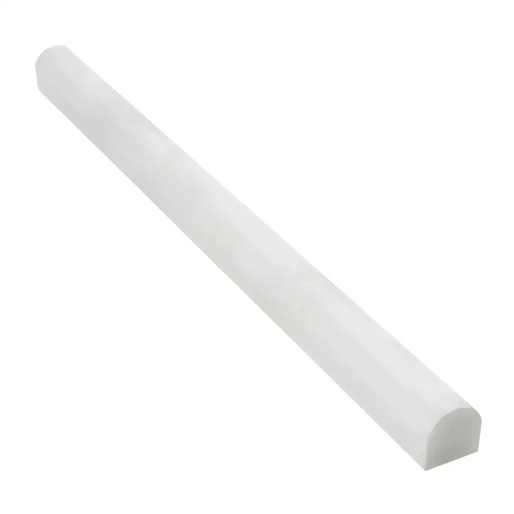 Oriental White Aurora / Asian Statuary 3/4X12 Bullnose Liner-American Stone