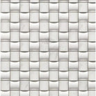 White curved square tile pattern from Oriental White Aurora Asian Statuary marble mosaic