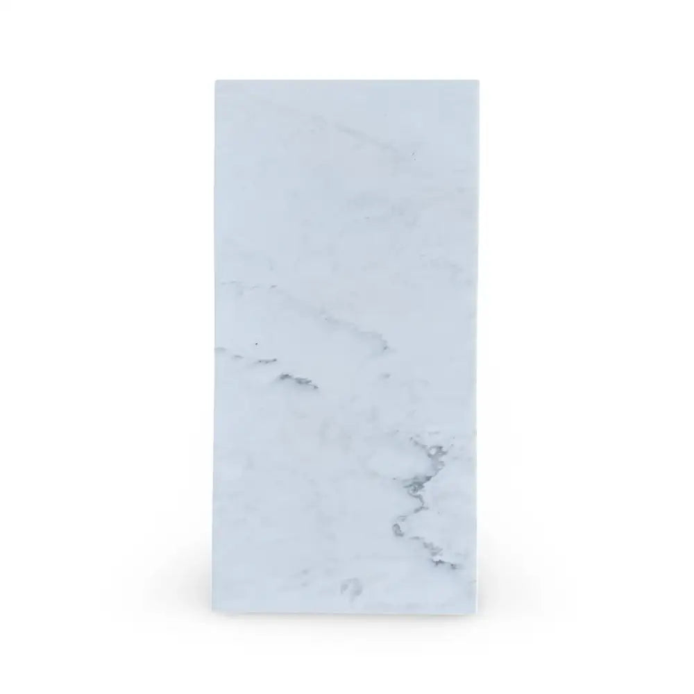 Rectangular Oriental White Aurora Asian Statuary Marble slab polished or honed 12x24