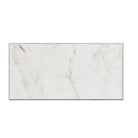 Rectangular Oriental White Aurora Asian Statuary marble tabletop with polished finish