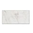 Rectangular Oriental White Aurora Asian Statuary Marble palette for elegant surfaces
