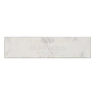 Rectangular Oriental White Aurora Asian Statuary Marble tile with polished finish