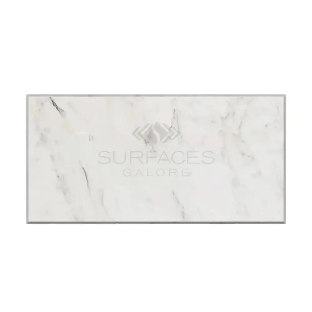 Rectangular Oriental White Aurora White Aurora Asian Statuary Marble slab for flooring or walls