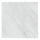 Square Marble Tile from Oriental White Aurora Statuary Marble 4x12 with deep bevel