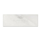 Rectangular polished white surface from Oriental Aurora White or Asian Statuary Marble