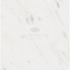 White marble slab with gray veining from Oriental White Aurora Asian Statuary Marble