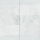 White marble tile pattern from Oriental White Aurora Asian Statuary Marble 6x12
