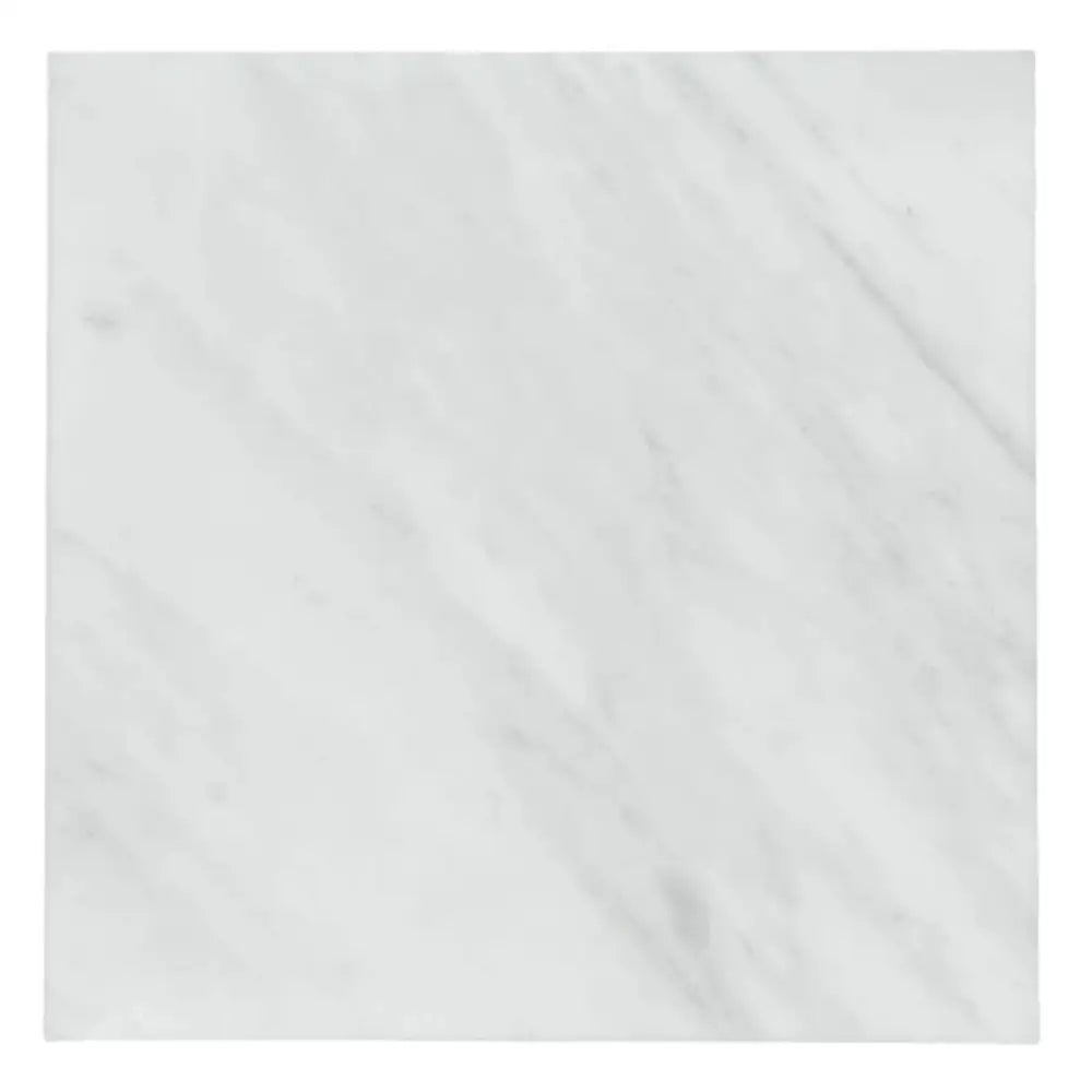 Oriental White Aurora / Asian Statuary Triple-Weave (w/Blue-Gray) Marble Mosaic-American Stone