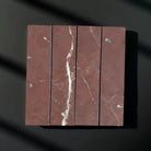 Red marble tile square for Rojo Alicante Select Marble 3 x 12 Field Tile