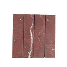 Red Marble Brick Tiles for Rojo Alicante Select Marble 3X12 Field Tile