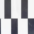 Black and white striped pattern from Siena in Bianco Dolomite and Nero Marquina set