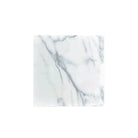 Square marble tile from Statuary Statuario White Italian marble collection