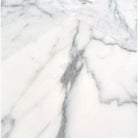 White marble with gray veining from Statuary Statuario White 12X12 Italian Marble