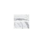 White marble-patterned tiles from Statuary Statuario White 18x36 Italian marble