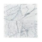 Four square Statuary Statuario White Italian marble tiles in polished or honed finish