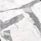 Statuary Statuario White 3X6 Italian marble polished or honed floor tiles with gray veining