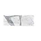 Marble-patterned tile from Statuary Statuario White 4X12 Italian marble collection