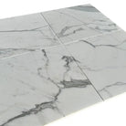 Marble-patterned Statuary Statuario White 4X12 Italian polished or honed floor tiles