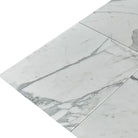 Statuary Statuario White 4X12 Italian marble tiles with gray veining, polished or honed