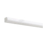 White quarter-round molding from Thassos Supreme 1/2X12 Pencil Liner Marble polished or honed