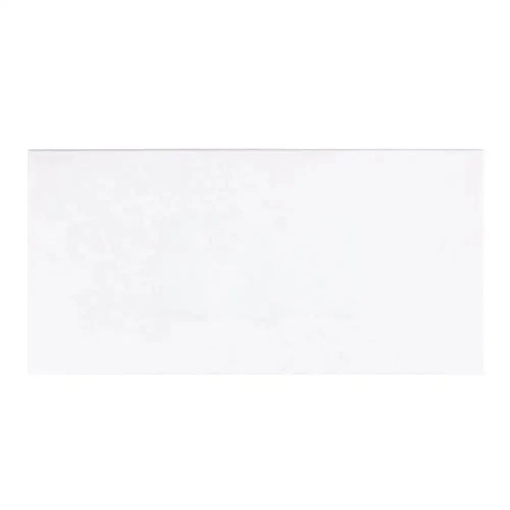 Rectangular white Thassos Supreme marble surface in polished or honed finish