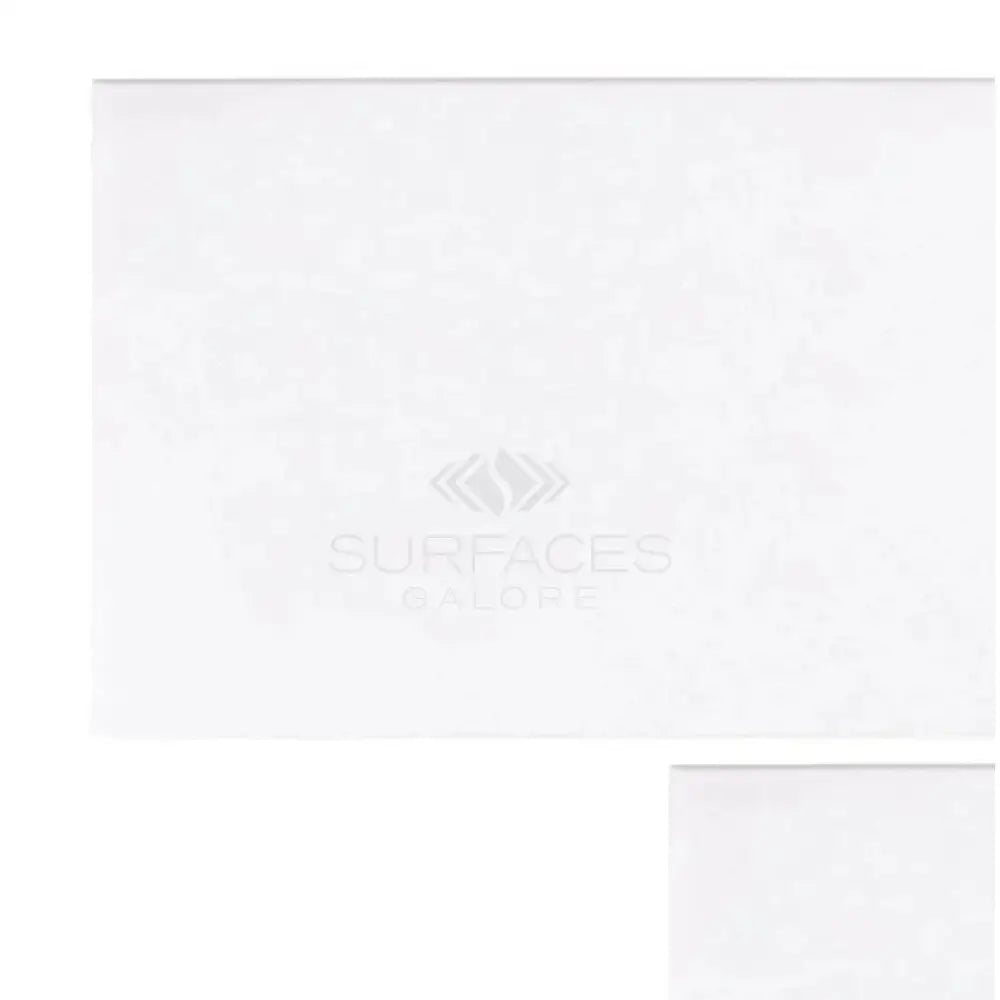 White rectangular surface from Thassos Supreme 12X24 Marble for polished or honed finish