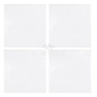 Four white square Thassos Supreme 18X18 marble tiles polished or honed