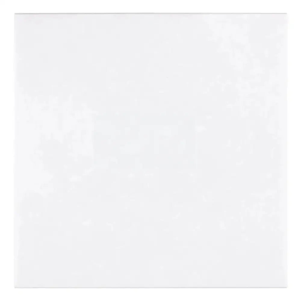 White square tile from Thassos Supreme 18X18 Marble for polished or honed finishes