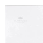 White rectangular surface of Thassos Supreme 24X24 Marble polished or honed