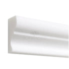 White decorative molding Thassos Supreme 2X12 Crown Mercer Marble polished or honed