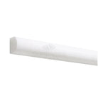White quarter-round molding from Thassos Supreme 3/4X12 Bullnose Liner Marble