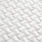 White textured tile pattern from Thassos Supreme 3-D Small-Bread Mosaic Marble product