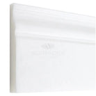 White decorative molding for Thassos Supreme 4 3/4X12 Baseboard Trim Marble