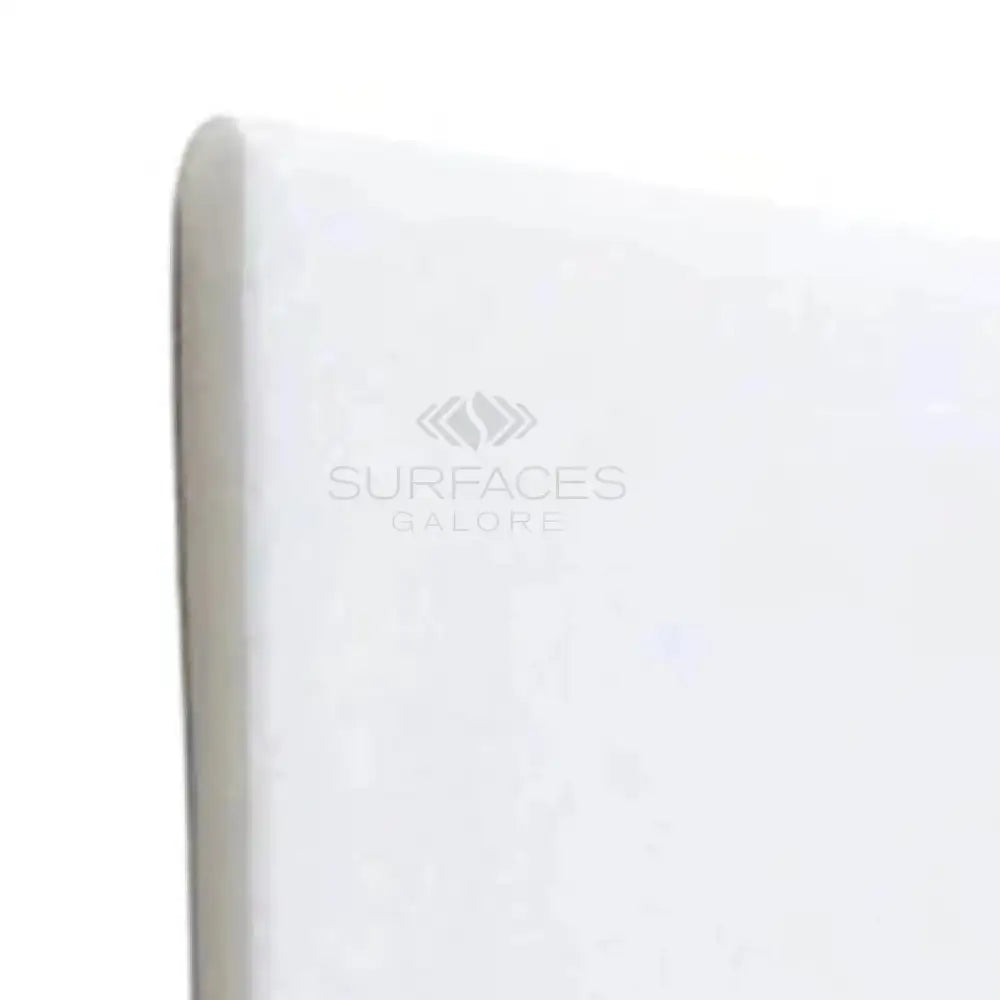 White rounded-edge surface of Thassos Supreme 4x12 marble with polished or honed finish