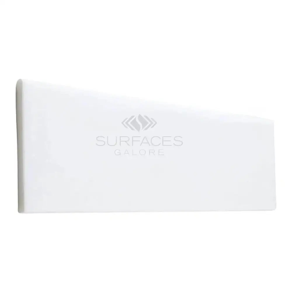 White rectangular Thassos Supreme 4X12 marble wall tile polished or honed