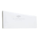 White rectangular Thassos Supreme 4X12 marble wall tile polished or honed