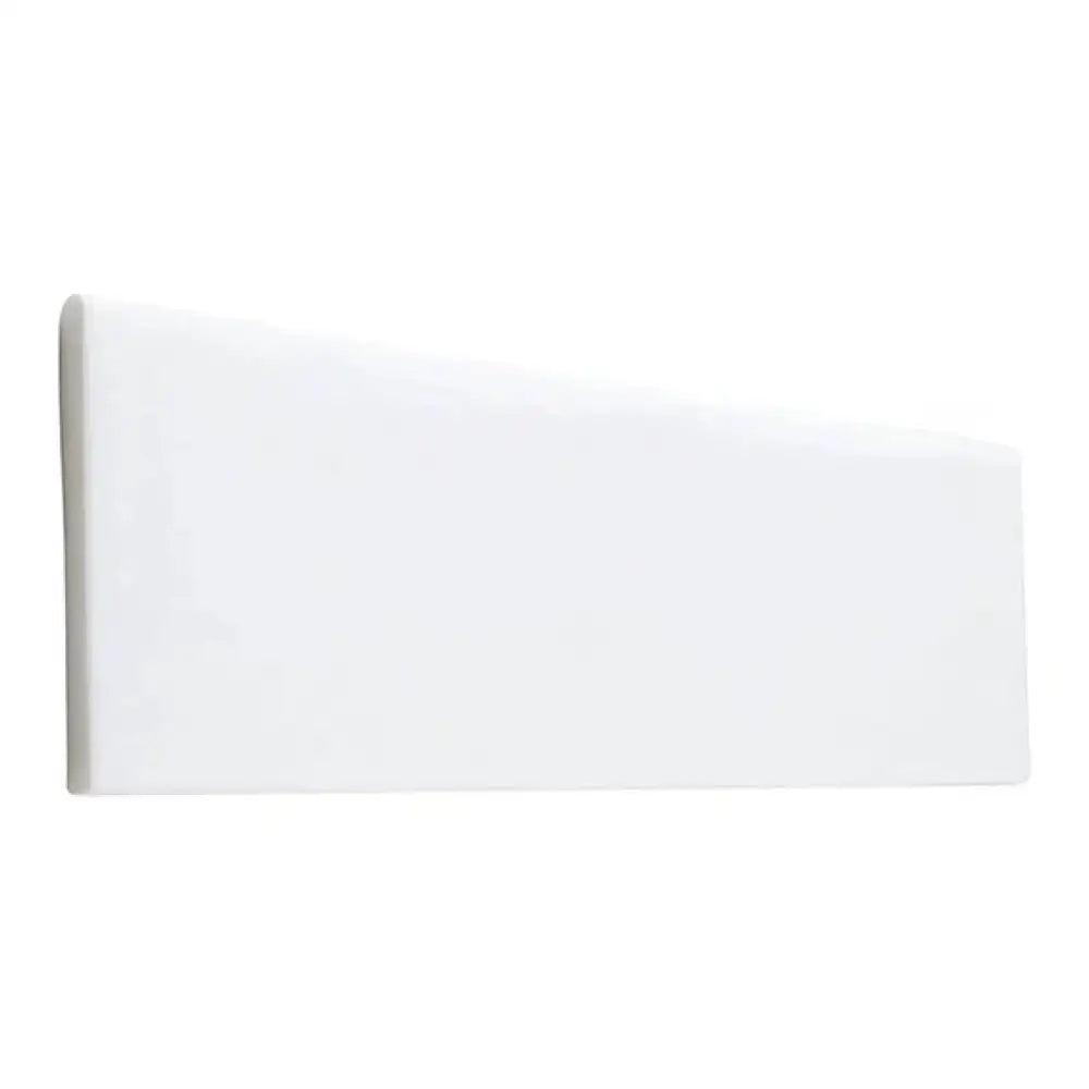 Rectangular White Marble Canvas for Thassos Supreme 4X12 Long-Side Bullnosed Finish
