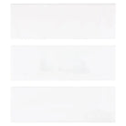 White rectangular Thassos Supreme 4x12 marble tiles polished or honed display