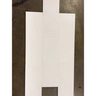 White cardboard H shape from Thassos Supreme 4X12 Marble polished or honed
