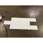 White interlocking foam tiles from Thassos Supreme 4x12 Marble Polished or Honed collection