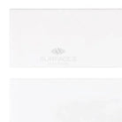 White rectangular surface of Thassos Supreme 4x12 Marble Polished or Honed