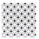 Black and white mosaic tile pattern in Thassos Supreme Florida Flower Marble product